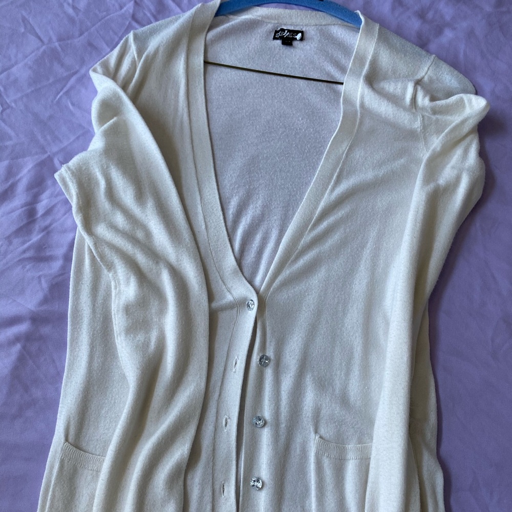 Express Cream Cardigan